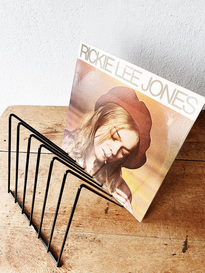 Vintage Metal Record Rack