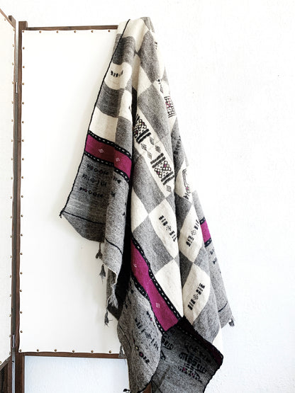 Large Vintage Wool Textile/ Rug