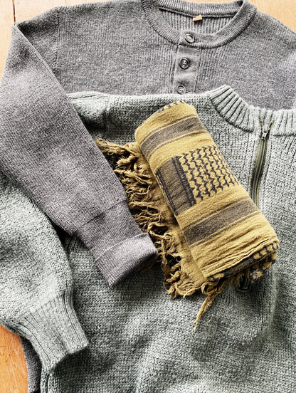 Large Square Cotton Shawl / Scarf