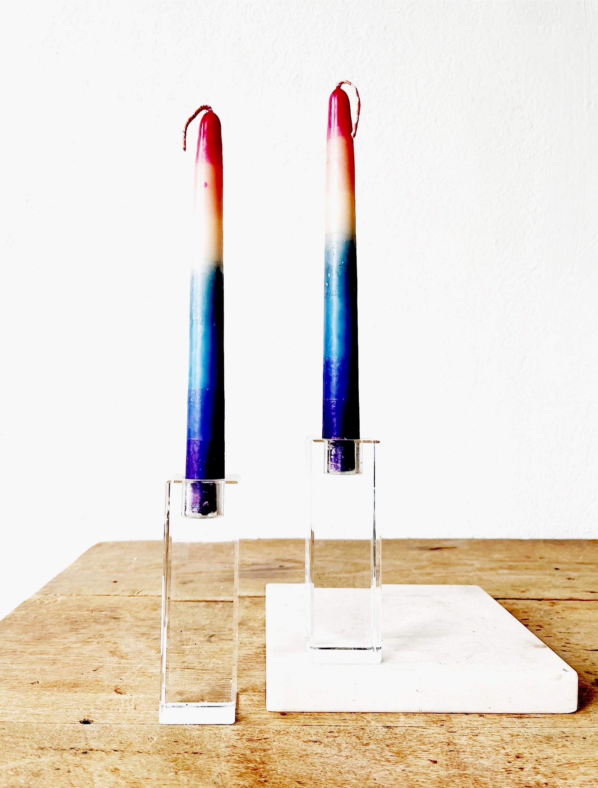 Vintage Crystal Candle Holders - Thumbnail 2