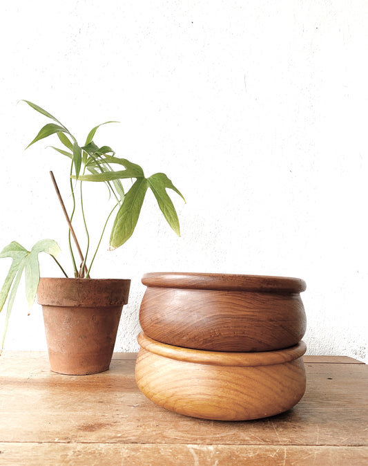 Vintage Medium Sized Teak Bowl