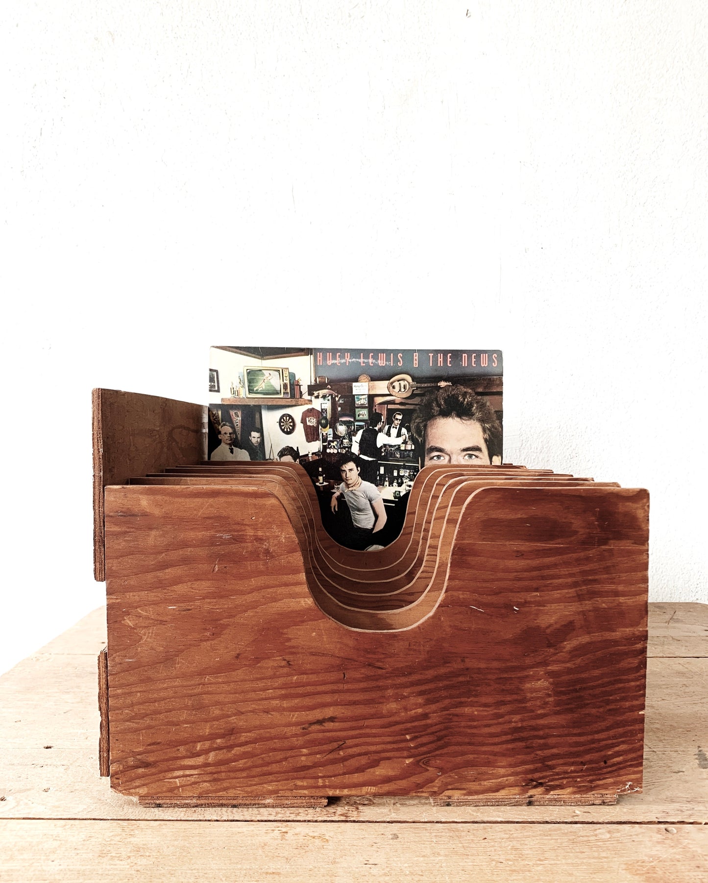 Vintage Handmade Divided Wood Organizer