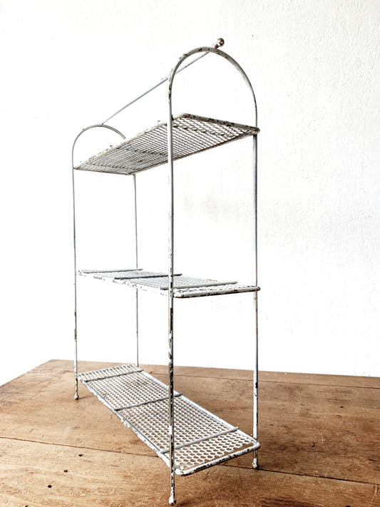 Mid Century Metal Shelf