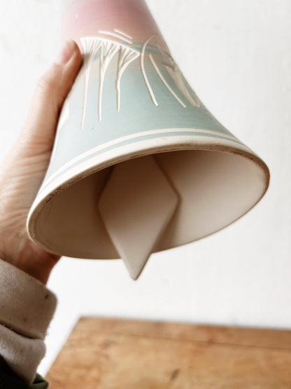 Large Signed Navajo Clay Bell