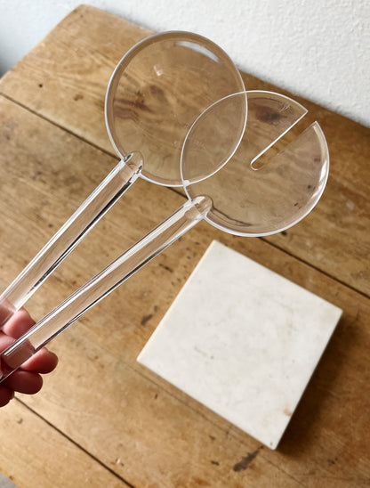 Vintage Italian Lucite Servers