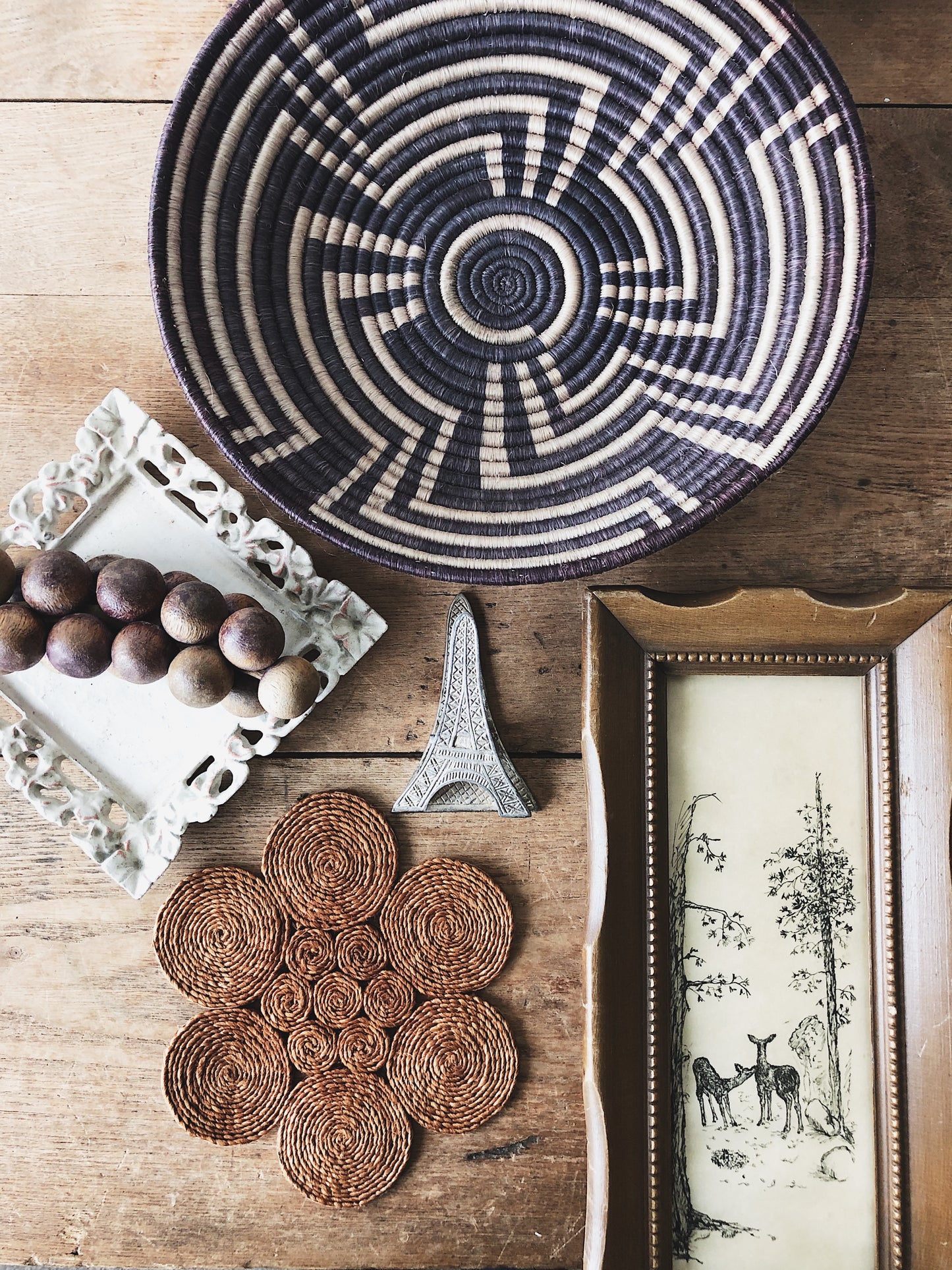 Vintage Lincoln Stoneware Tray