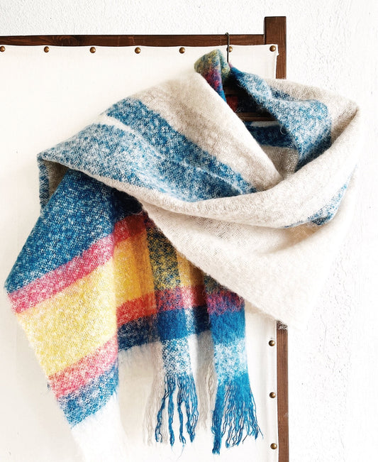 Vintage Mohair Wool Scarf