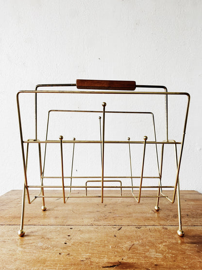 Mid Century Magazine/Album Rack