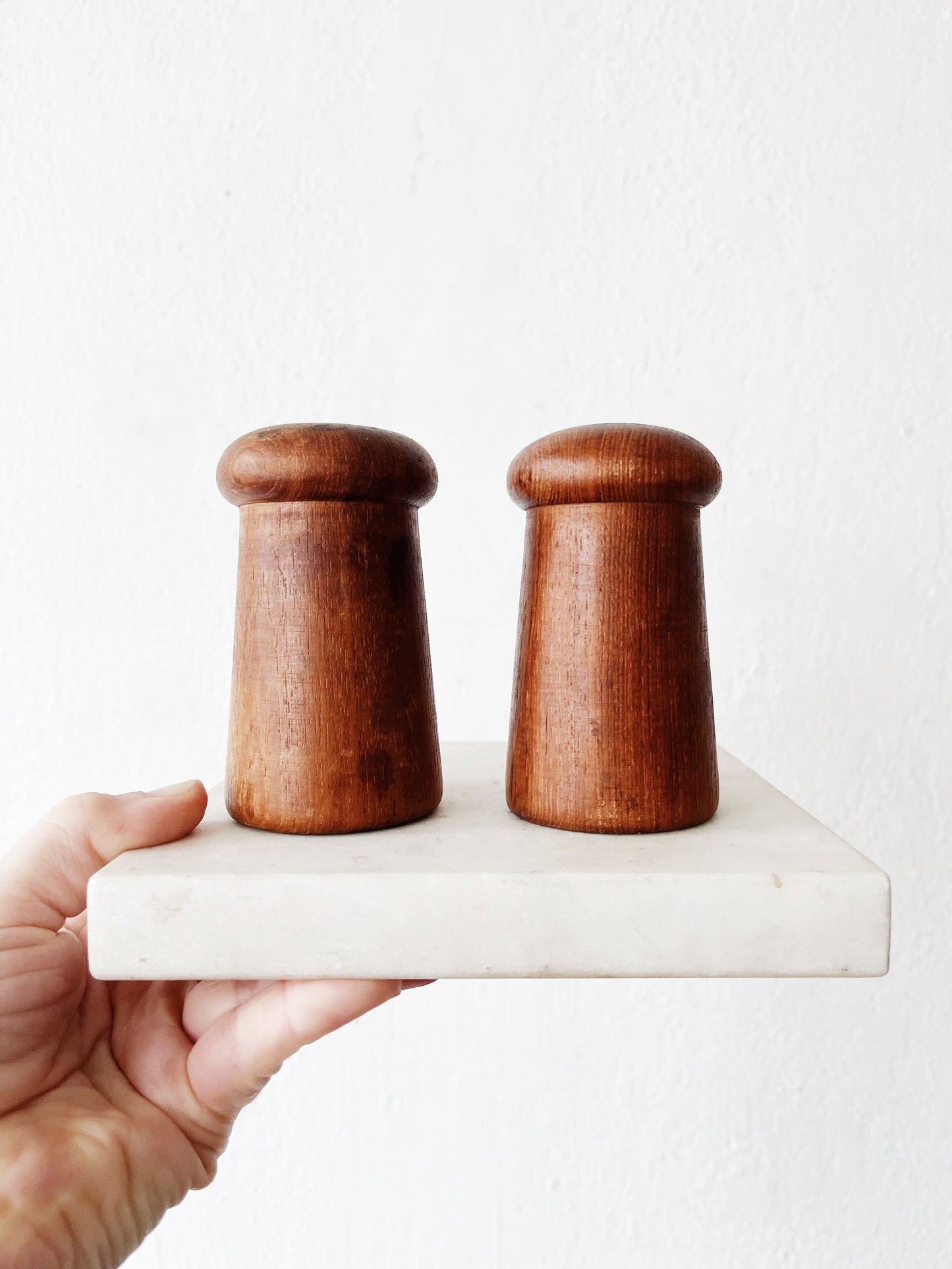Danish Modern Teak Shakers