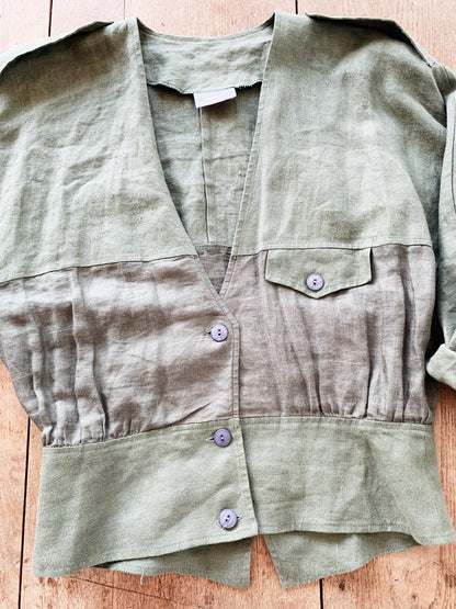 Vintage Linen Jacket