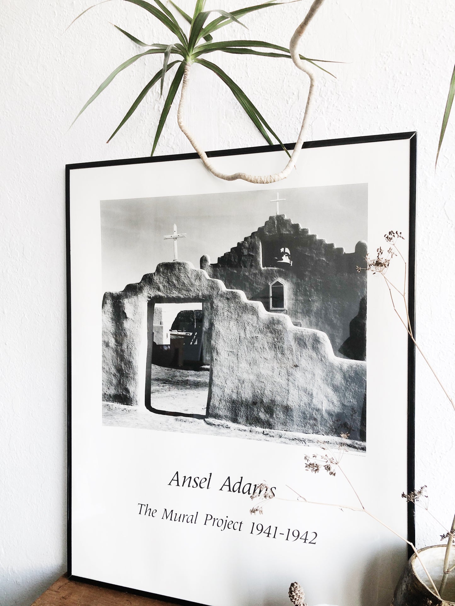 Ansel Adams Taos Pueblo Framed Print
