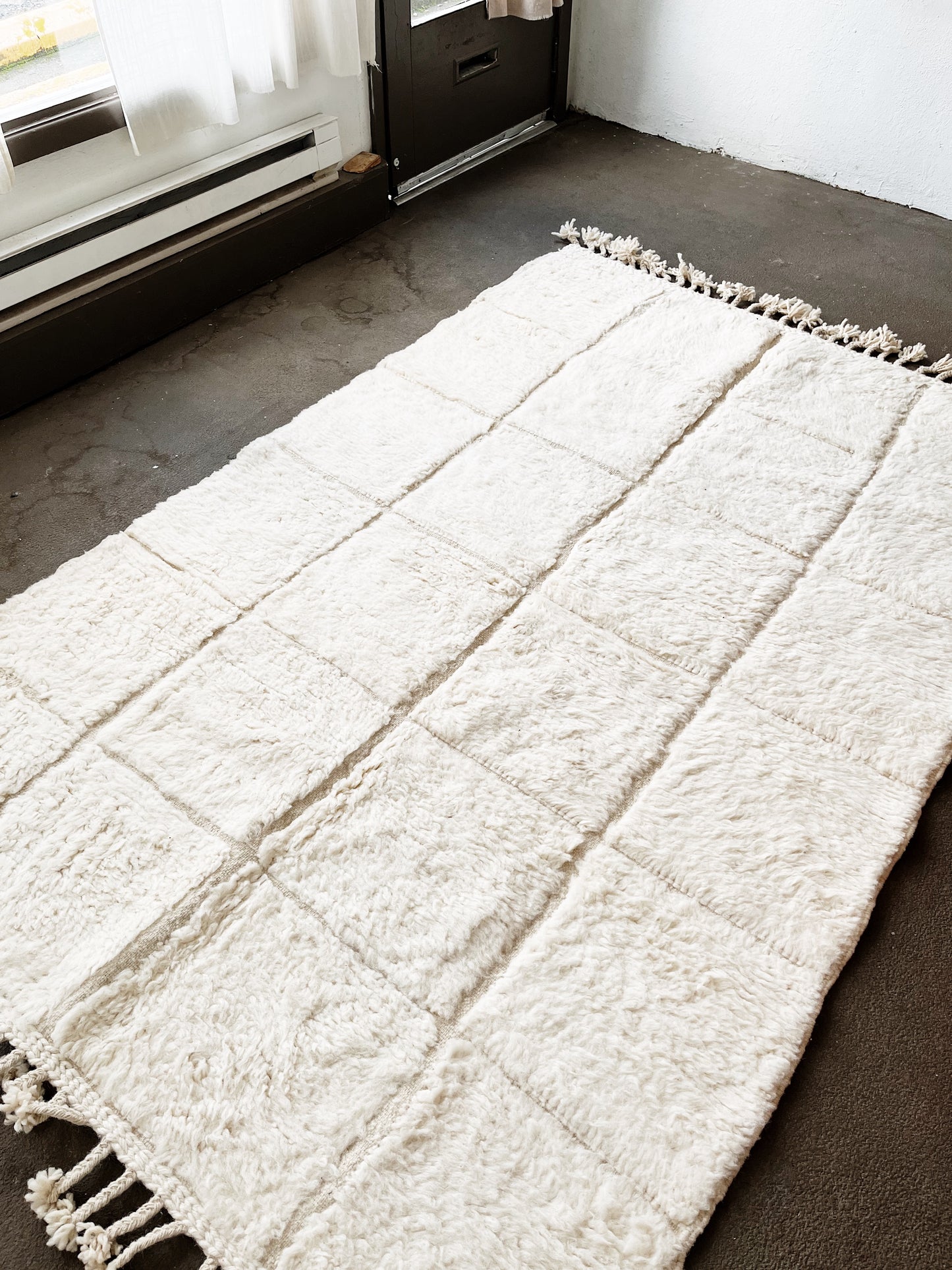 Vintage Moroccan Beni Ourain Rug