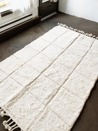 Vintage Moroccan Beni Ourain Rug