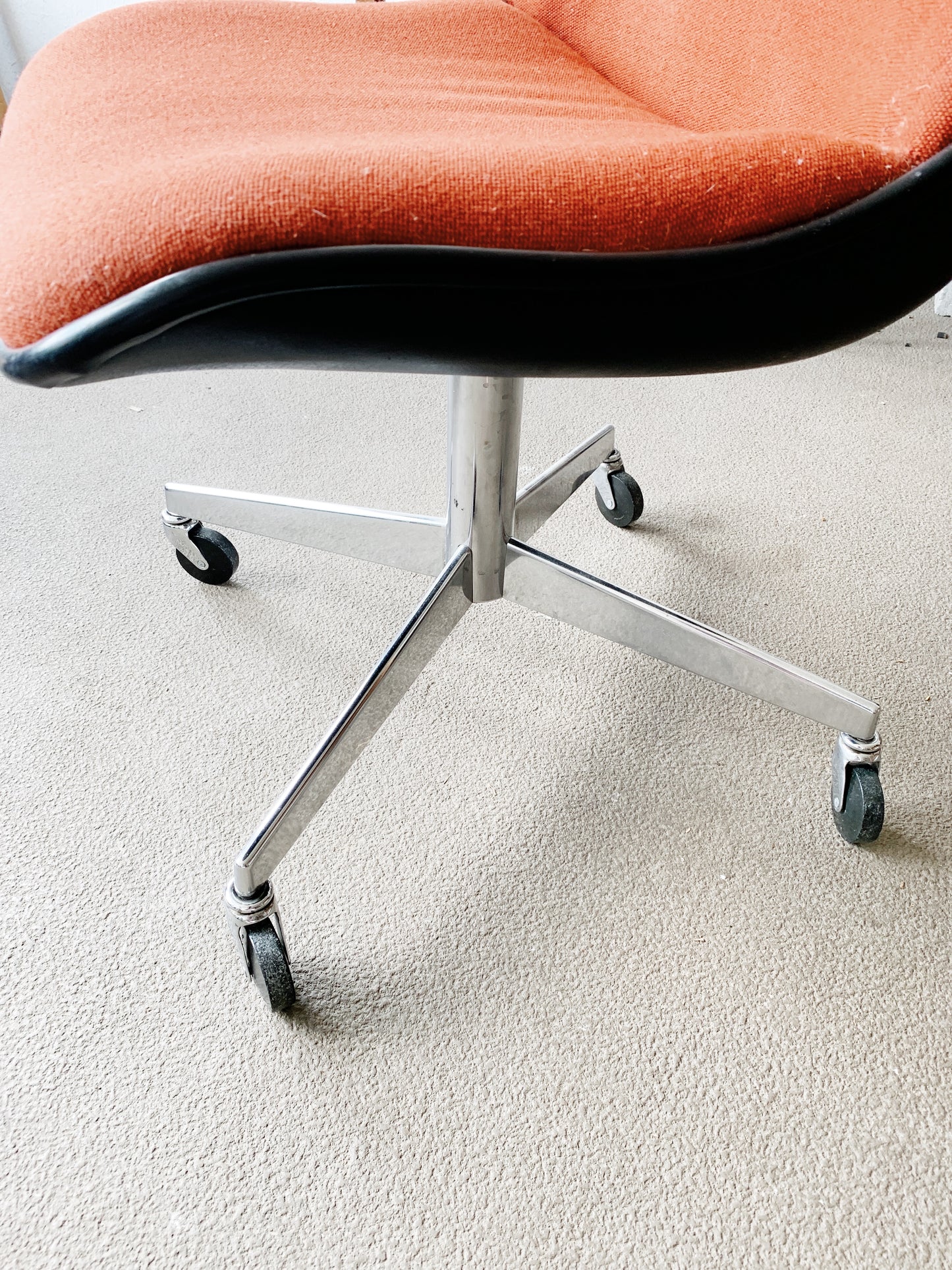 Mid Century Upholstered Desk / Task Chair