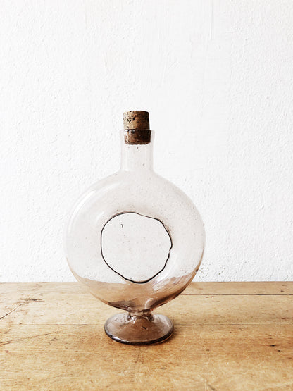 Vintage Lilac Corked Bottle