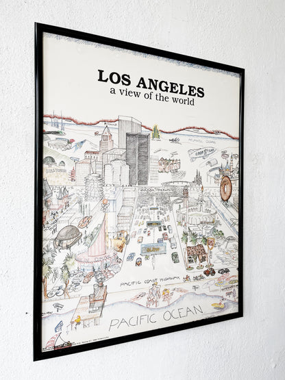 Vintage 1970s Los Angeles Poster