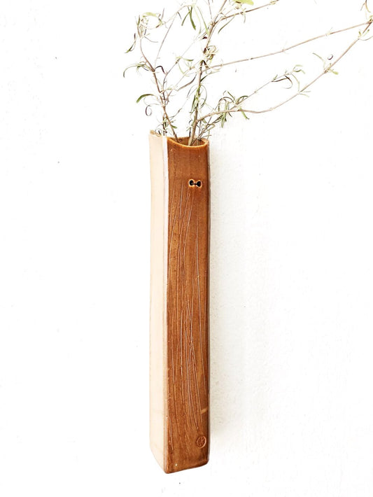 Handmade Ceramic Wall Vase