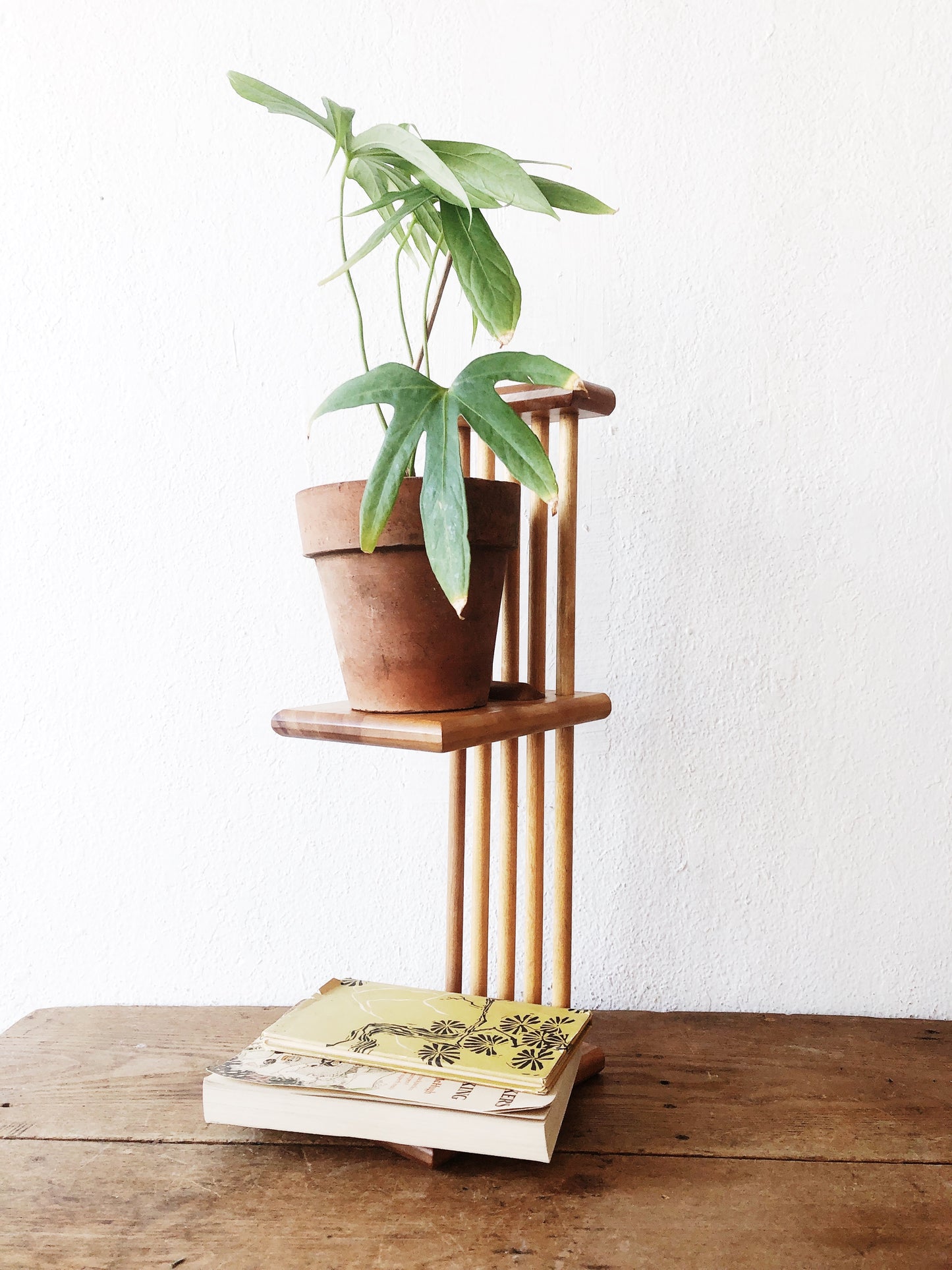 Vintage Expanding Book Rack or Shelf
