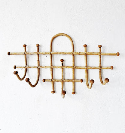 Vintage Bentwood Bamboo Rack
