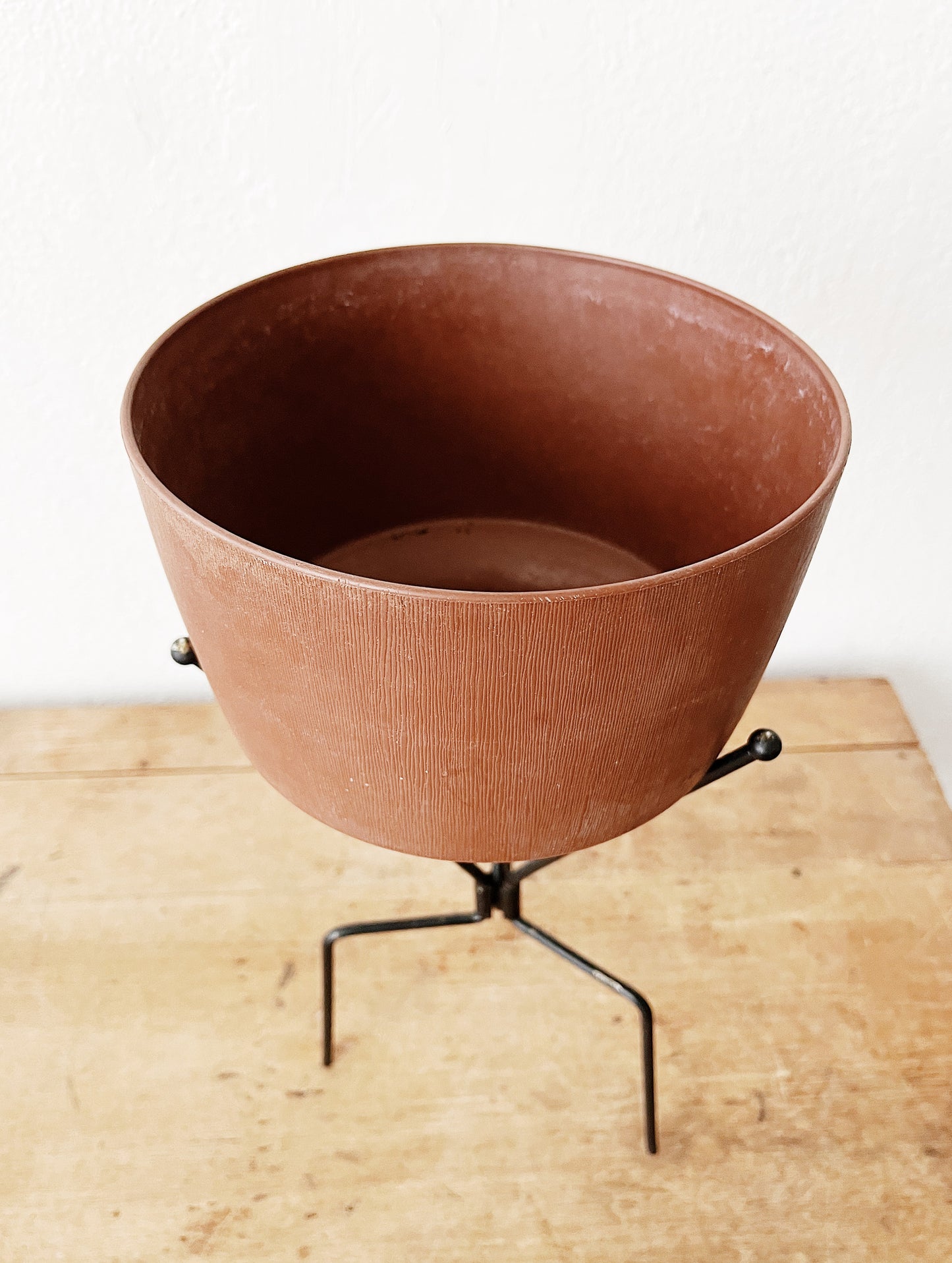 Mid Century Planters with Stand
