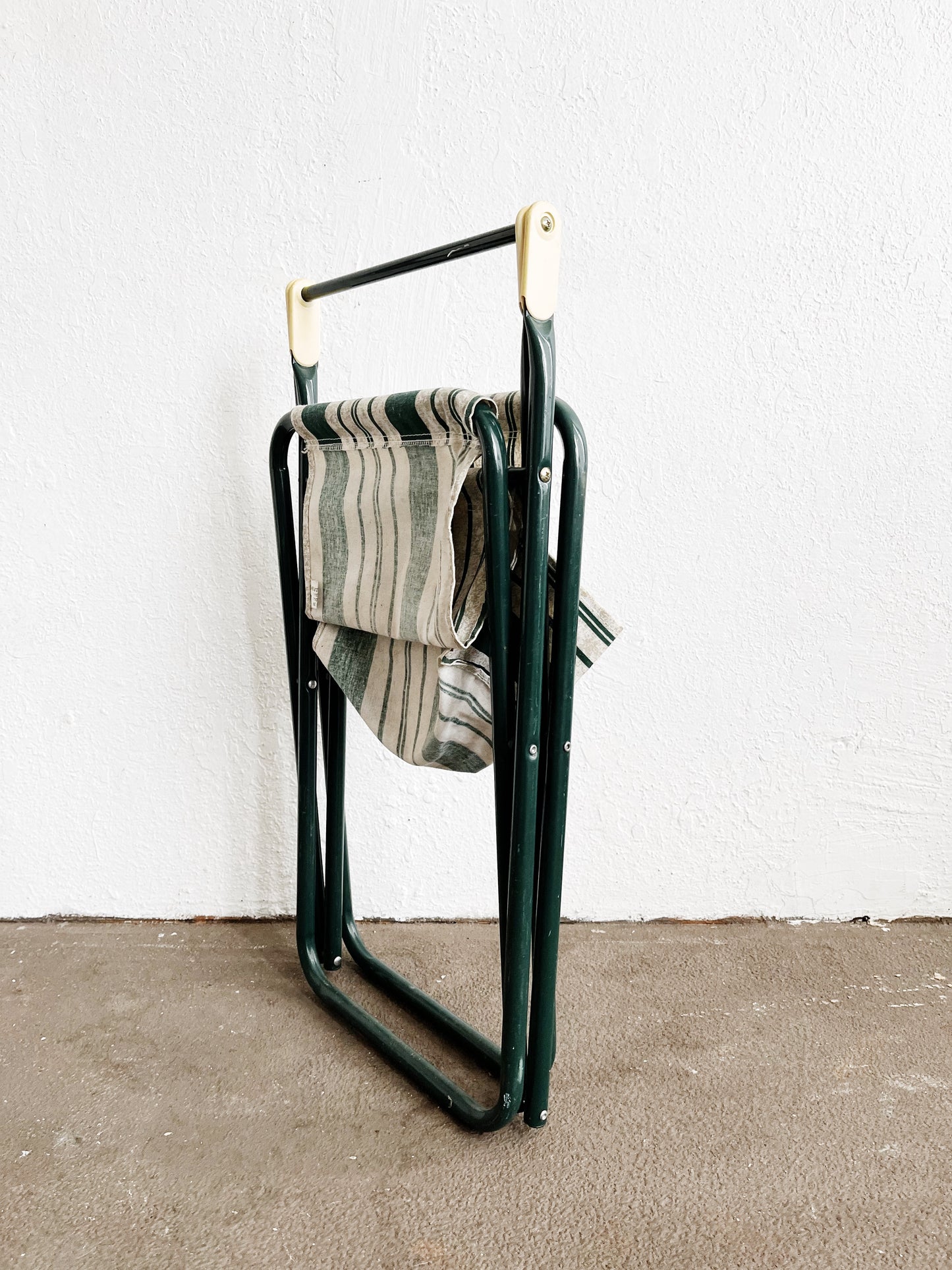 Vintage Folding Double Camp Stool