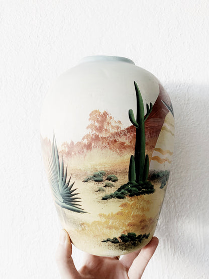 Hand Painted Ceramic Vase
