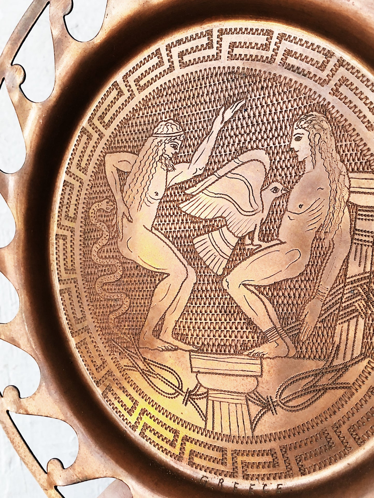 Handmade Copper Pictorial Plate