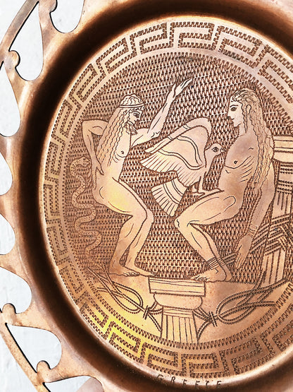 Handmade Copper Pictorial Plate