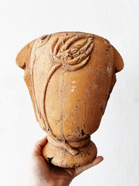 Vintage Terra Cotta Urn Planter