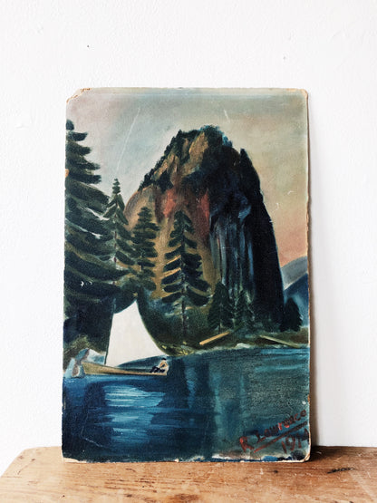 Antique Oil Landscape Paintings