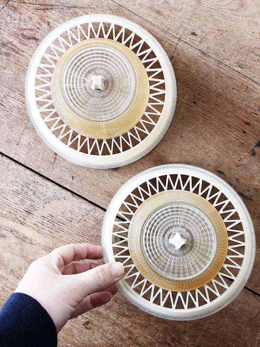 Mid Century Lucite Lamp Shade