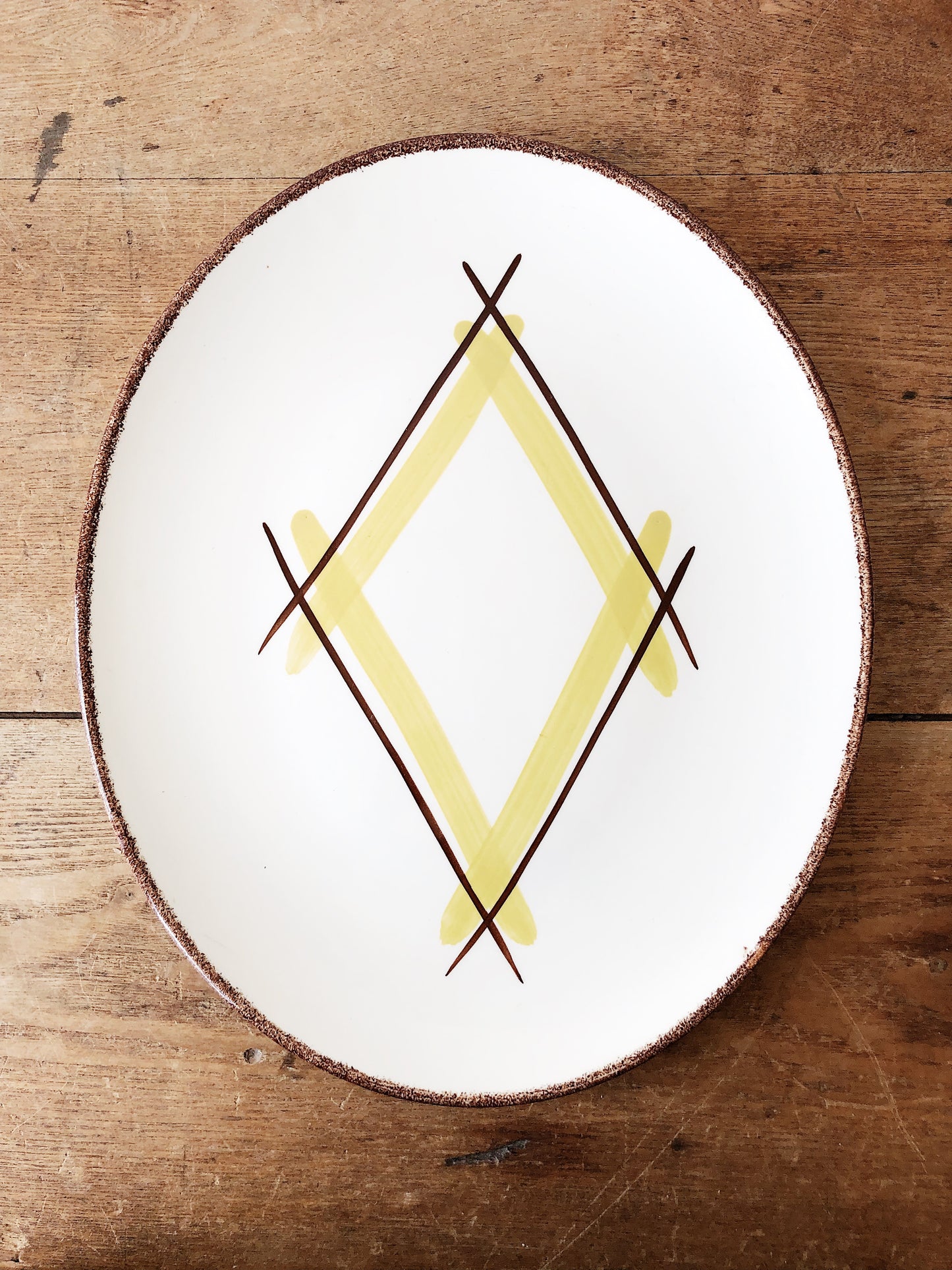 Large Vintage Ceramic Platter