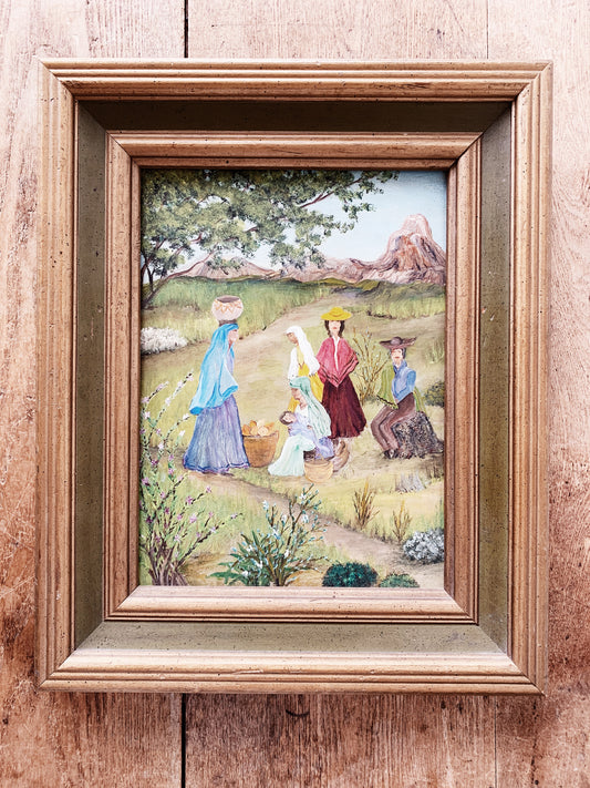 Vintage Original Framed Painting