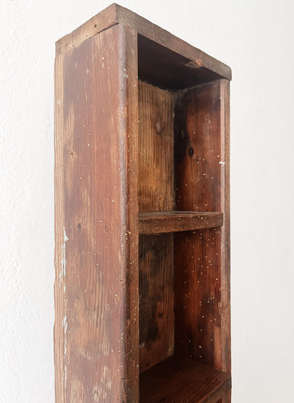Primitive Cubby Shelf