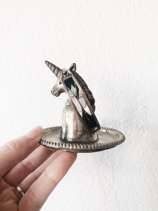 Vintage Unicorn Ring/Jewelry Holder