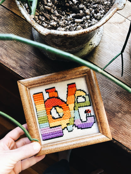 Vintage LOVE Needlepoint