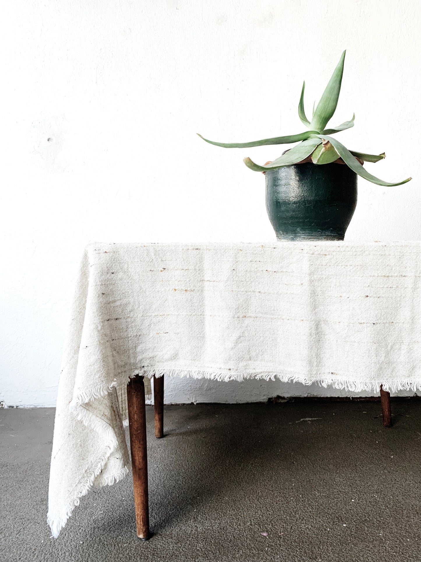 Vintage Woven Table Cloth