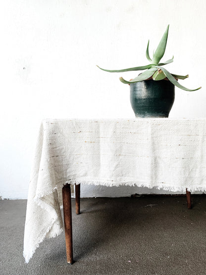 Vintage Woven Table Cloth