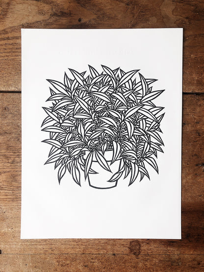 Vintage Czechoslovakian Wood Cut