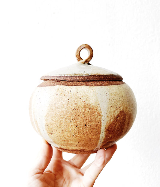 Vintage Lidded Studio Vessel
