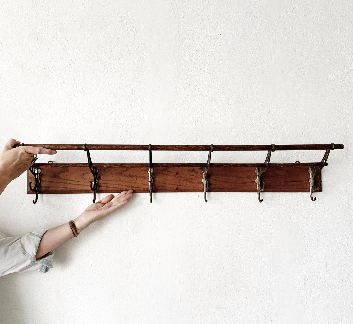 Large Antique Coat Rack