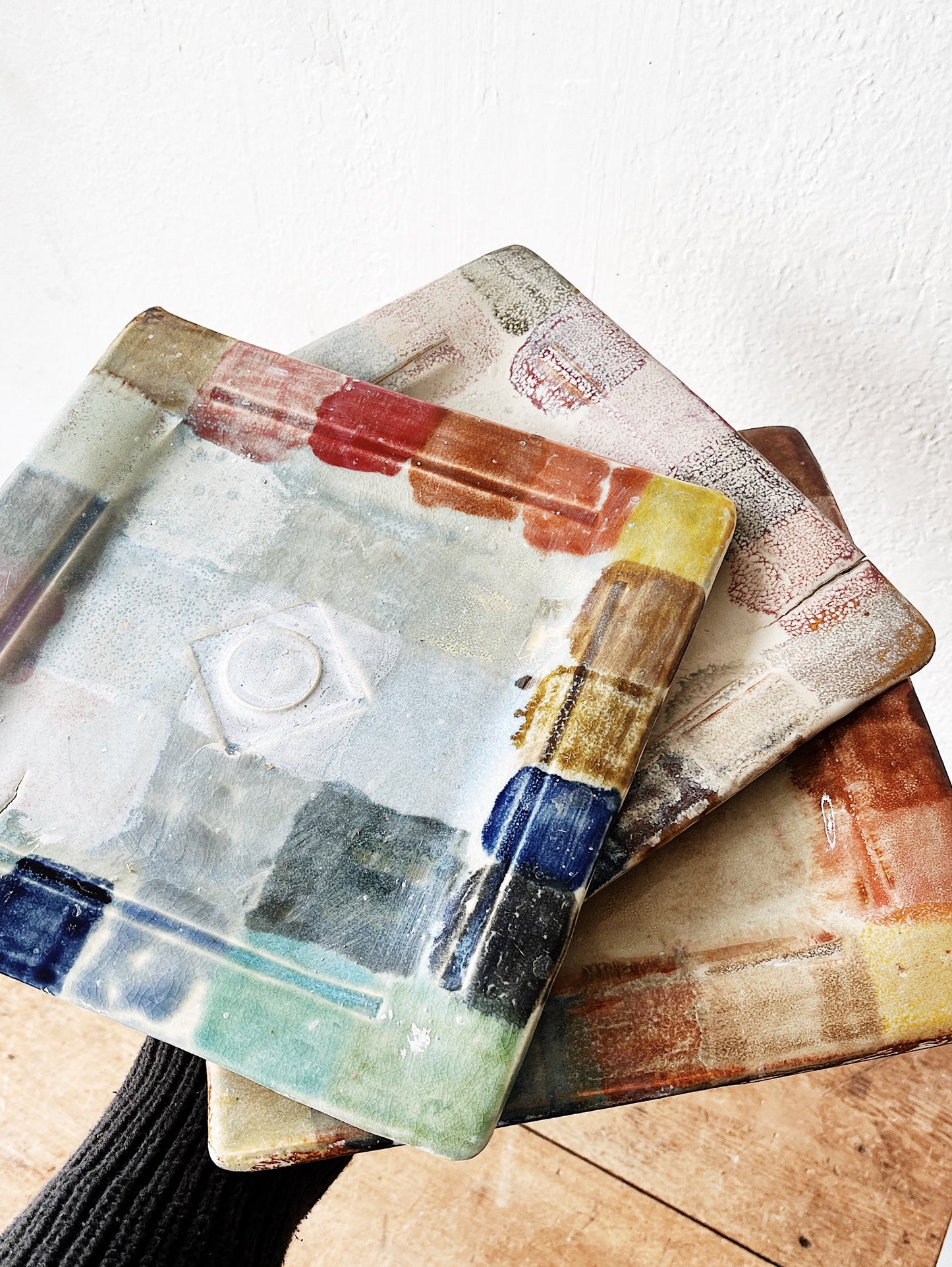 Handmade Glaze Test Plates