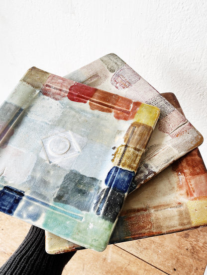Handmade Glaze Test Plates
