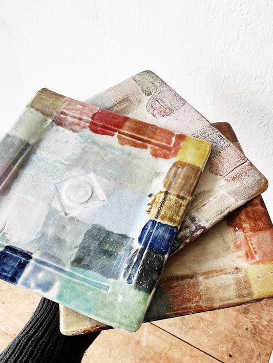 Handmade Glaze Test Plates
