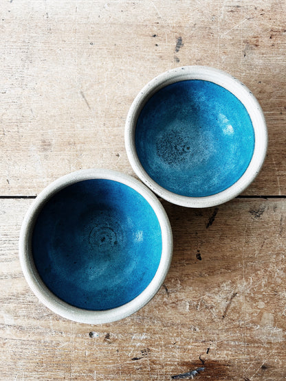Handmade Pottery Bowl Pair