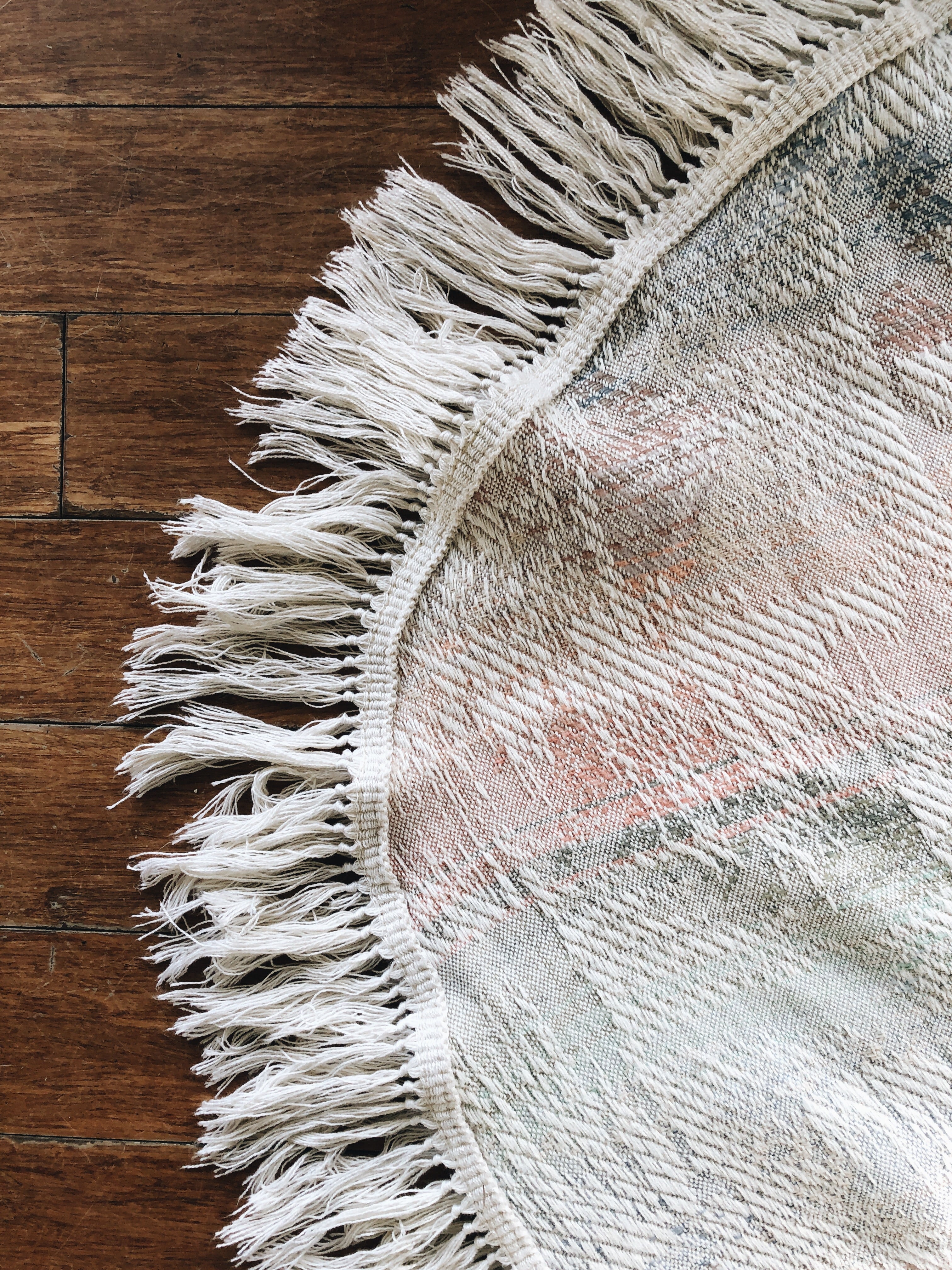 Vintage Fringed Furniture Cover - Thumbnail 4