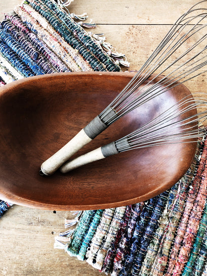 Pair Vintage Rag Mats