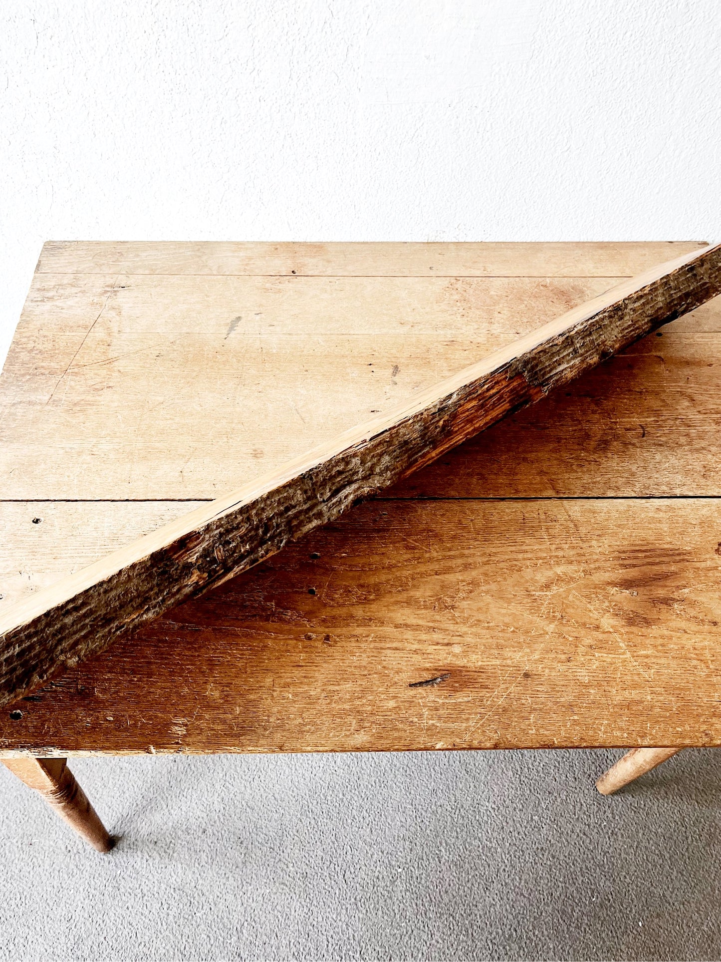 Long Handmade Live Edge Shelf