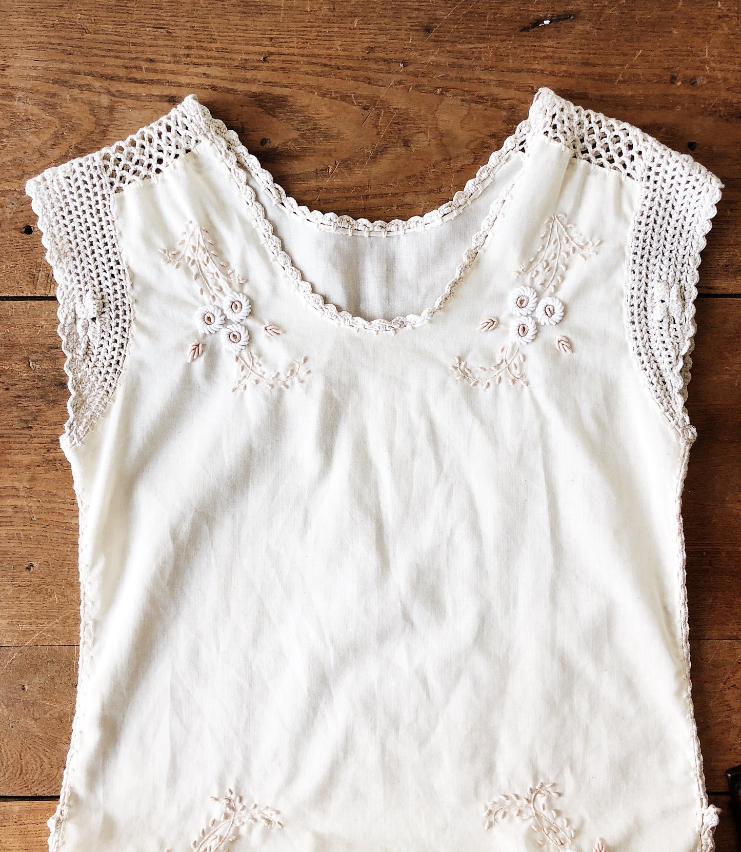 Vintage Embroidered Smock