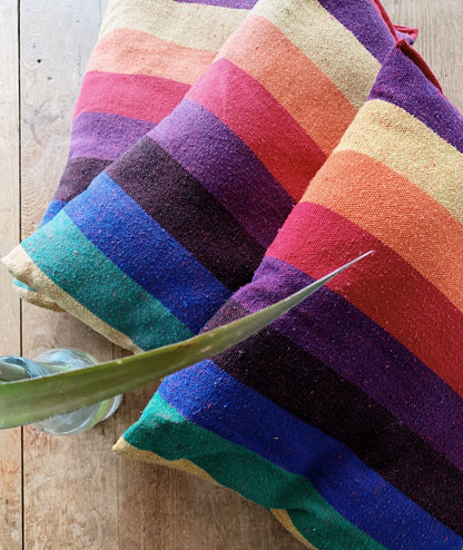 Handmade Rainbow Pillow